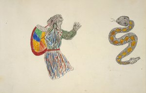 Man and Snake by Frederick Gokliz
